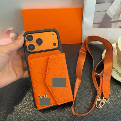 #439  スマホケース  ストラップ付き  スカーフ付き  耐衝撃・防振性能に優れ、 iPhone に対応