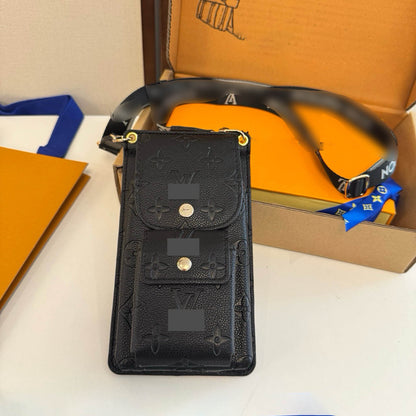 #521  ストラップ＆カード入れ付き 汎用 スマホカバー