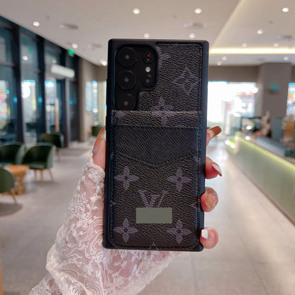 #G19  スマホケース  折りたたみカードケース付き   耐衝撃・防振性能に優れ、 Galaxy に対応