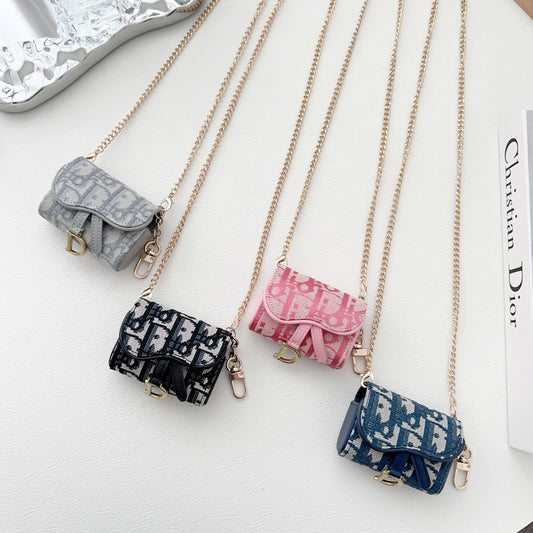 #A12  イヤホンケース  保護カバー  飾りチャーム  汎用タイプ Earphone case