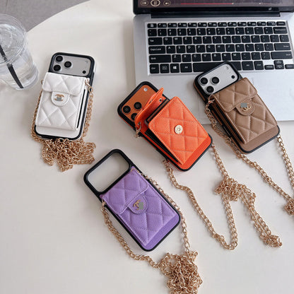 #448  スマホケース  カードケース付き 耐衝撃・防振性能に優れ、iPhone13-18 に対応